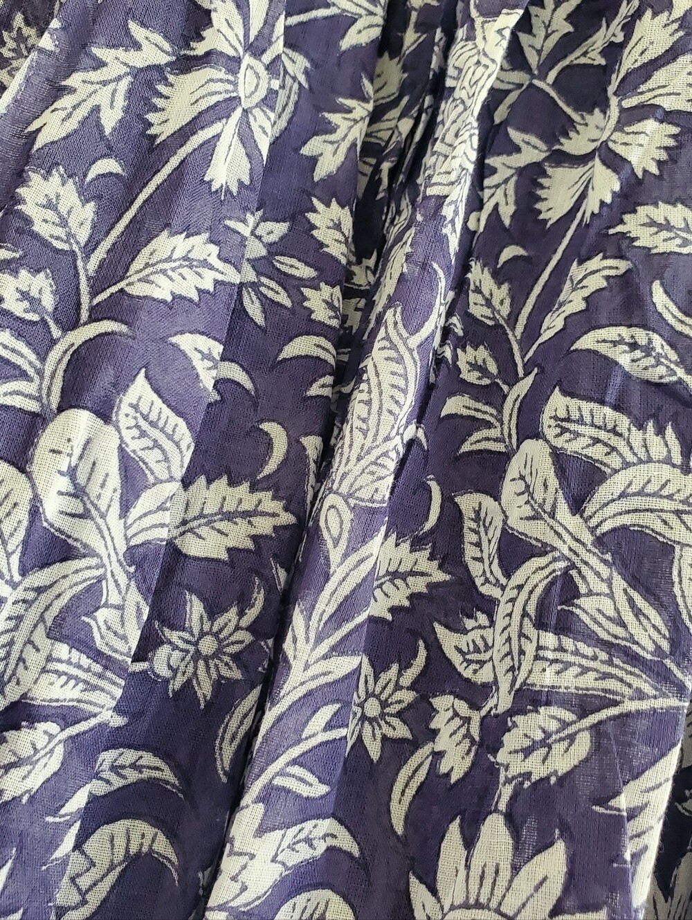 DAUGHTERS OF INDIA Kyra Midi Dress ~ Blue Iris NWT LARGE $199.00 - Picture 9 of 12